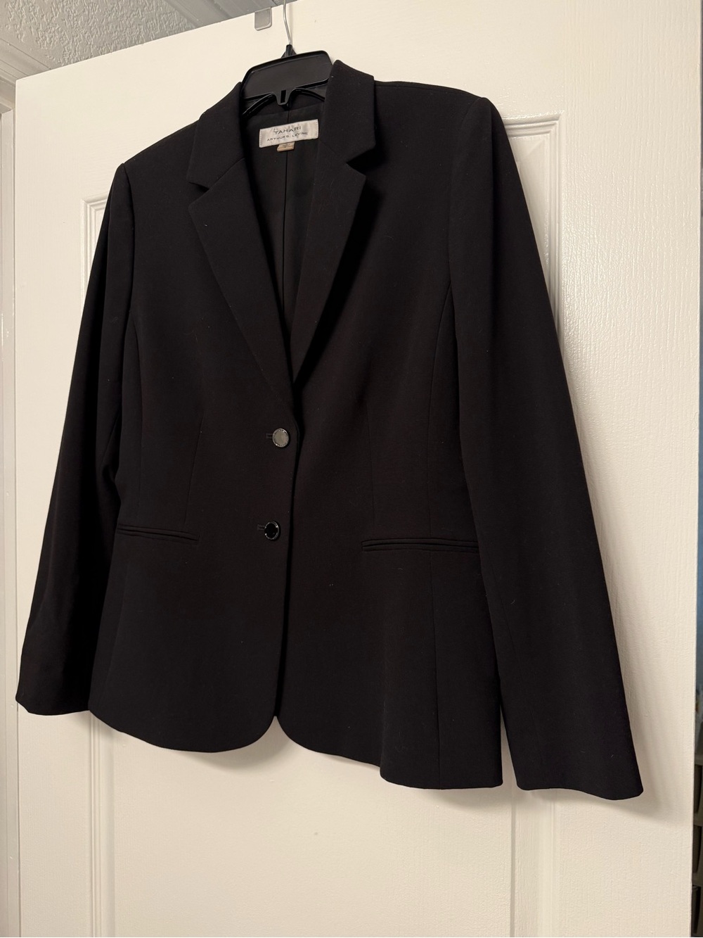 Tahari Arthur S. Levine Black Blazer Women’s Size 12 Fully Lined